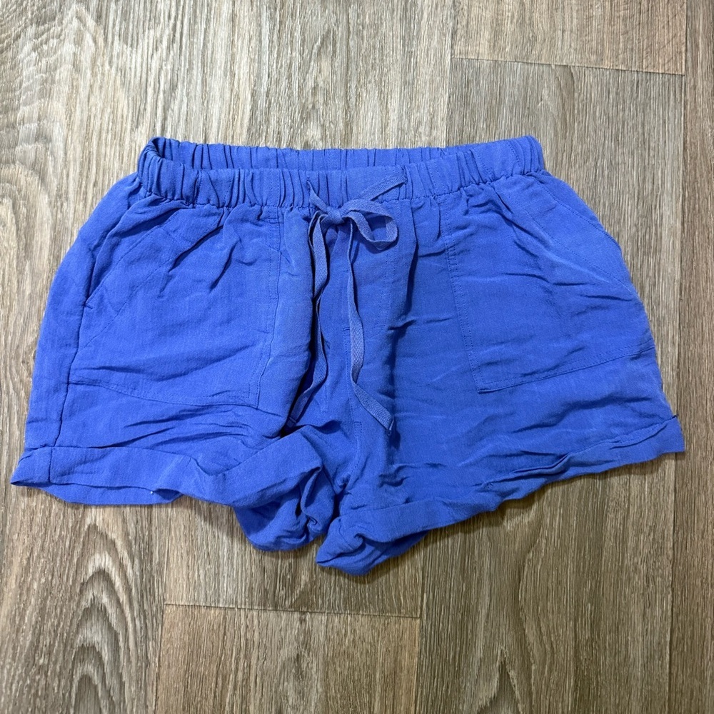 Women’s Kori Drawstring Casual Shorts in Blue